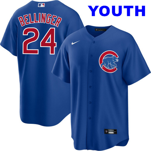 Youth Cody Bellinger Chicago Cubs #24 Kids Alternate blue Jersey by NIKE?
