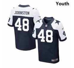 Youth Dallas Cowboys #48 Daryl Johnston Nike Thanksgivens Limited Jersey