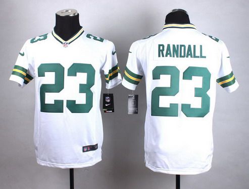 Youth Green Bay Packers #23 Damarious Randall Nike White Game Jersey