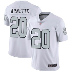 Youth Las Vegas Raiders #20 Damon Arnette Limited White Color Rush Jersey