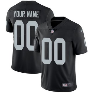 Youth Las Vegas Raiders Customized Black Team Color Stitched Vapor Untouchable Limited Football Jersey