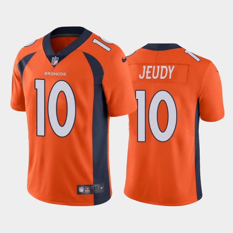 Youth Nike Broncos #10 Jerry Jeudy Orange 2020 NFL Draft First Round Pick Vapor Untouchable Limited Kids Jersey