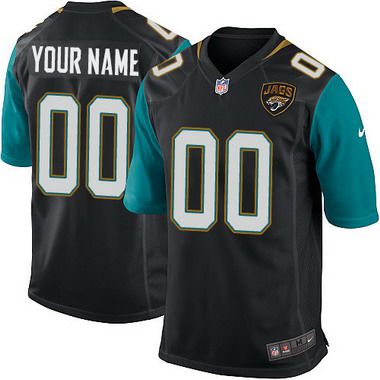 Youth Nike Jacksonville Jaguars Customized 2013 Black Game Jersey