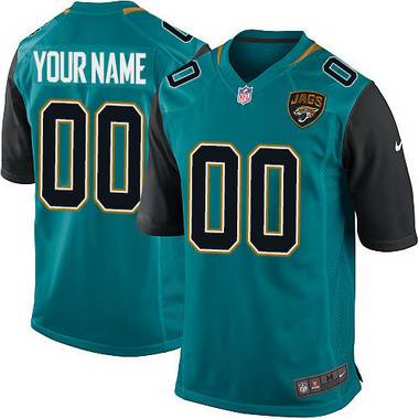Youth Nike Jacksonville Jaguars Customized 2013 Green Game Jersey