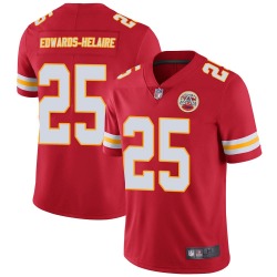 Youth Nike Kansas City Chiefs #25 Clyde Edwards-Helaire Limited Red Team Color Vapor Untouchable Jersey