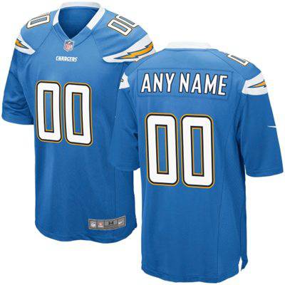 Youth Nike San Diego Chargers Customized 2013 Light Blue Game Jersey