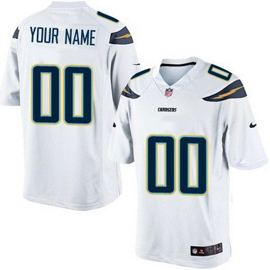 Youth Nike San Diego Chargers Customized 2013 White Game Jersey