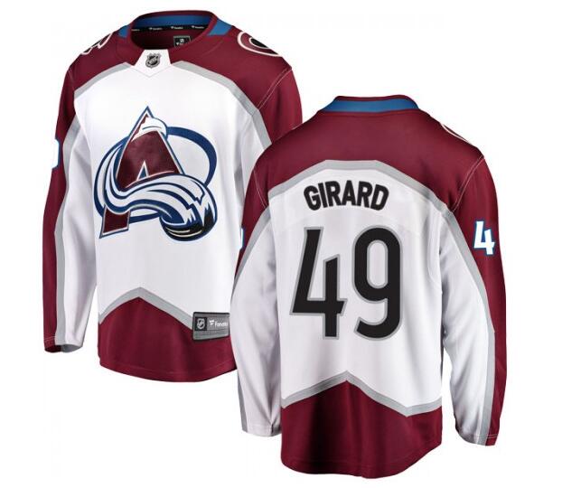 Youth Samuel Girard Colorado Avalanche #49 Adidas Authentic White Jersey