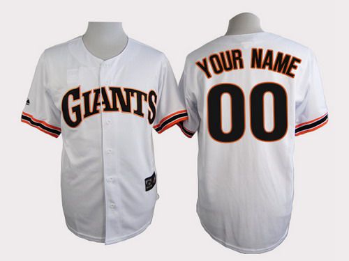 Youth San Francisco Giants Customized 1989 Turn Back The Clock White Jersey