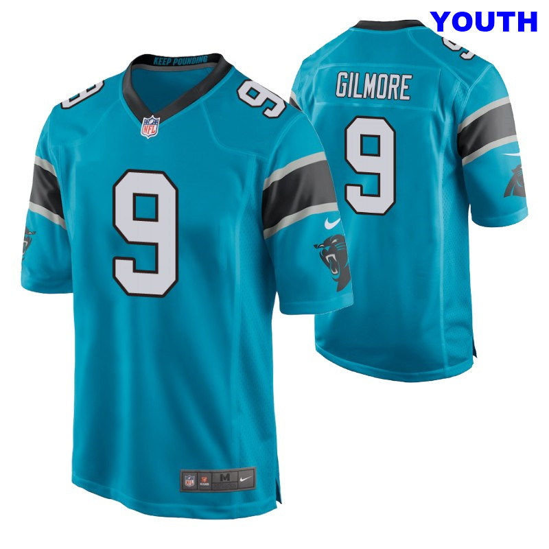 Youth Stephon Gilmore Panthers #9 Game Jersey Blue nike