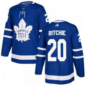 Youth Toronto Maple Leafs #20 Nick Ritchie Adidas Authentic Home Jersey - Blue