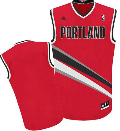 Portland Trail Blazers Blank Red Swingman Jersey