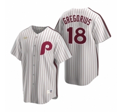 ens Nike Philadelphia Phillies 18 Didi Gregorius White Cooperstown Collection Home Stitched Baseball Jersey