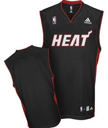 Miami Heat Blank Black Swingman Jersey