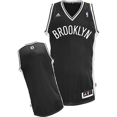 Brooklyn Nets Blank Black Swingman Jersey 