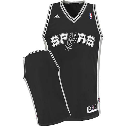 San Antonio Spurs Blank Black Swingman Jersey